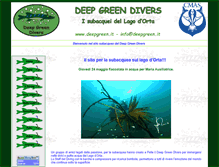 Tablet Screenshot of deepgreen.it